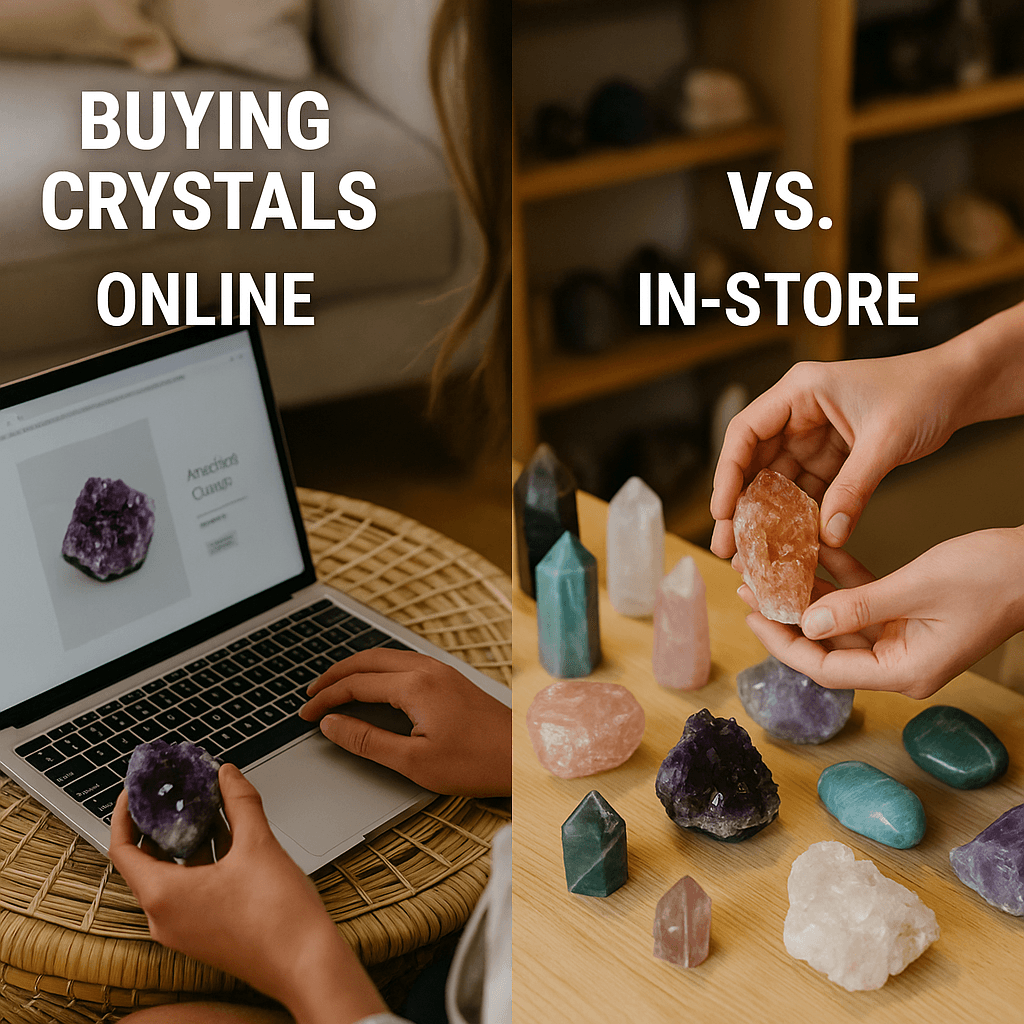 buying crystal online vs in store