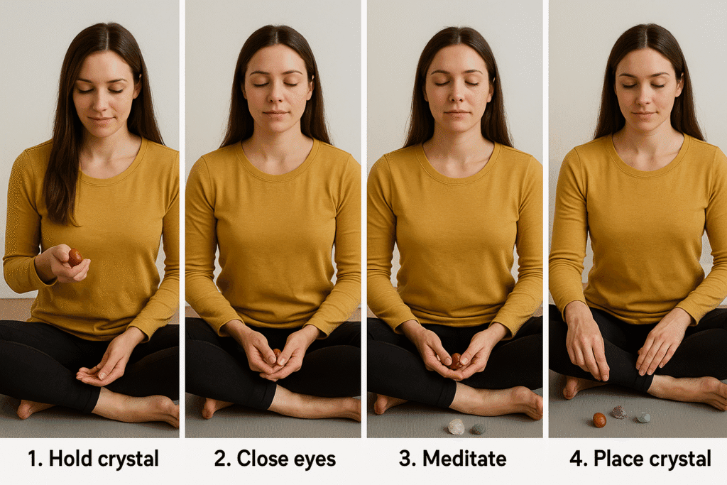 step by step on how to mediatate with crystals step by step on how to mediatate with crystals